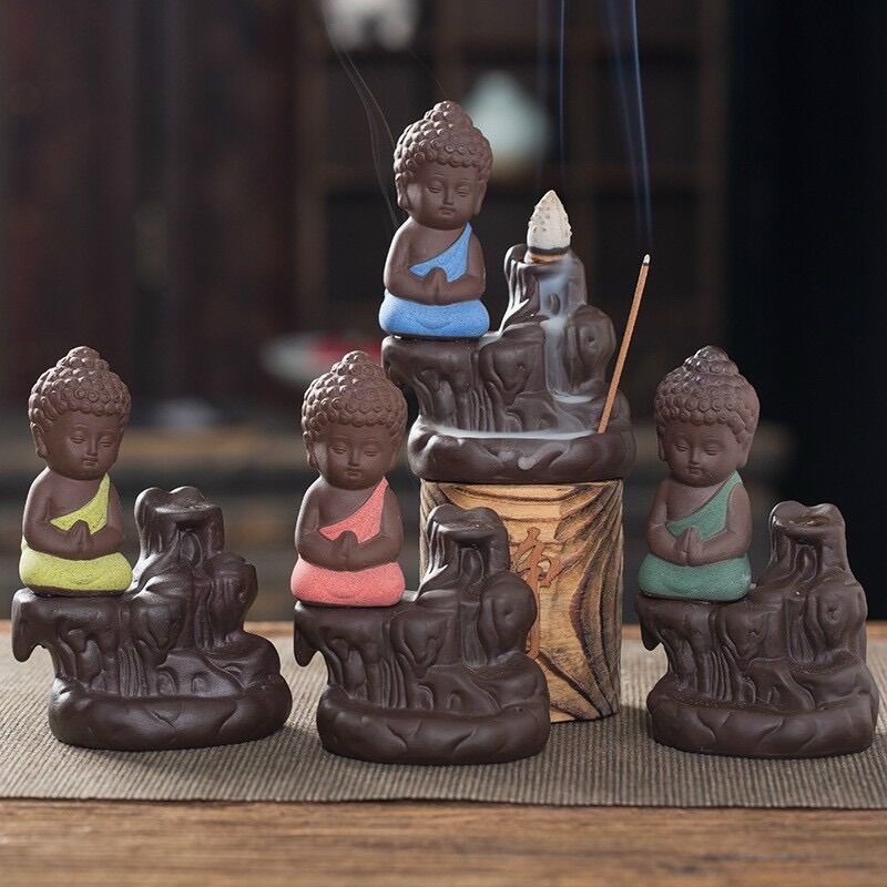 Thác khói trầm hương, thác khói trầm hương hình tượng Phật, thác khói xông trầm