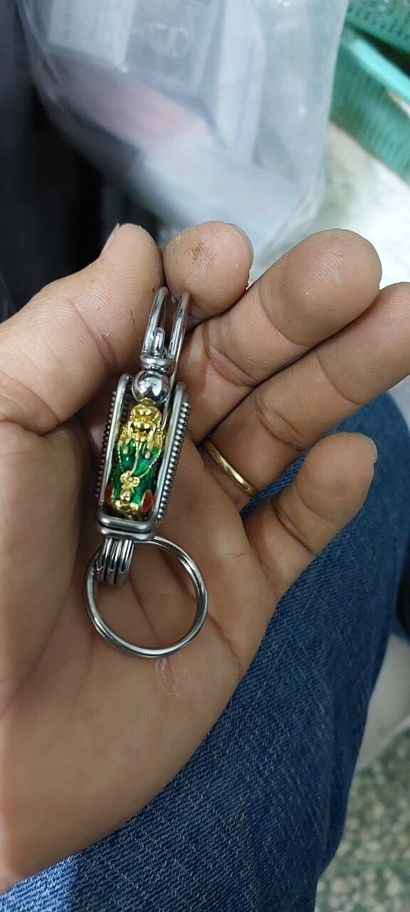 Móc khóa inox phối tùy hưu