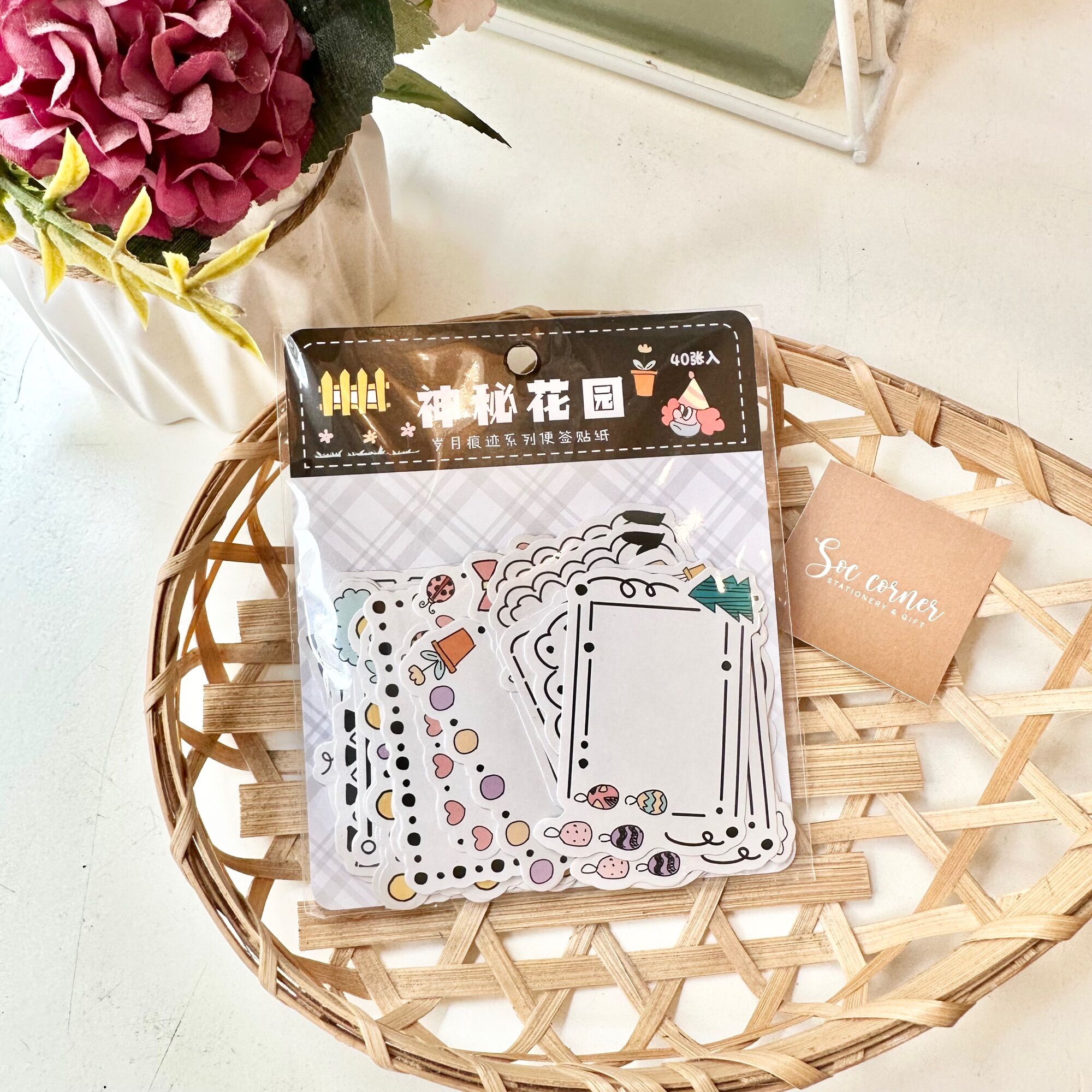 Gói Sticker dán nhãn Creative Pocket Book (40 miếng)