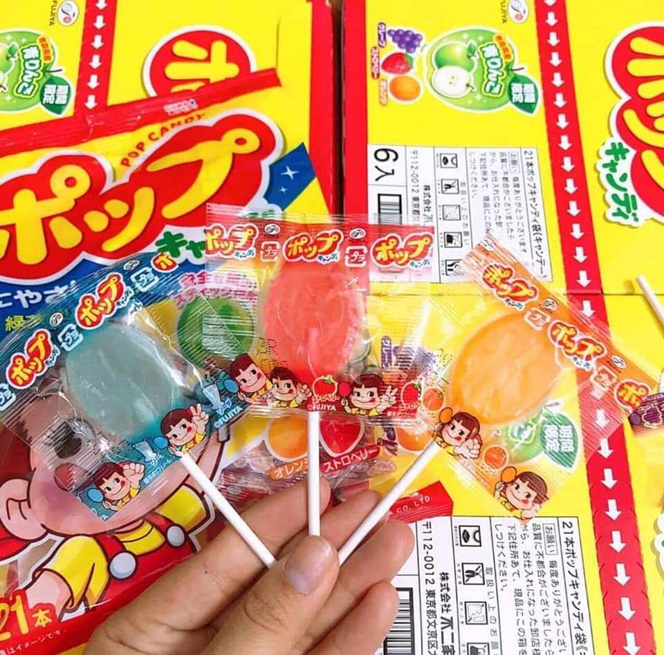 Kẹo mút chống sâu răng cho bé Popcandy Nhật Bản