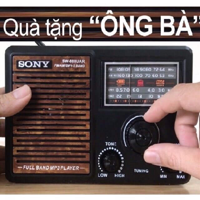 Radio sony sw-888uar và sw-8888 bluetooth