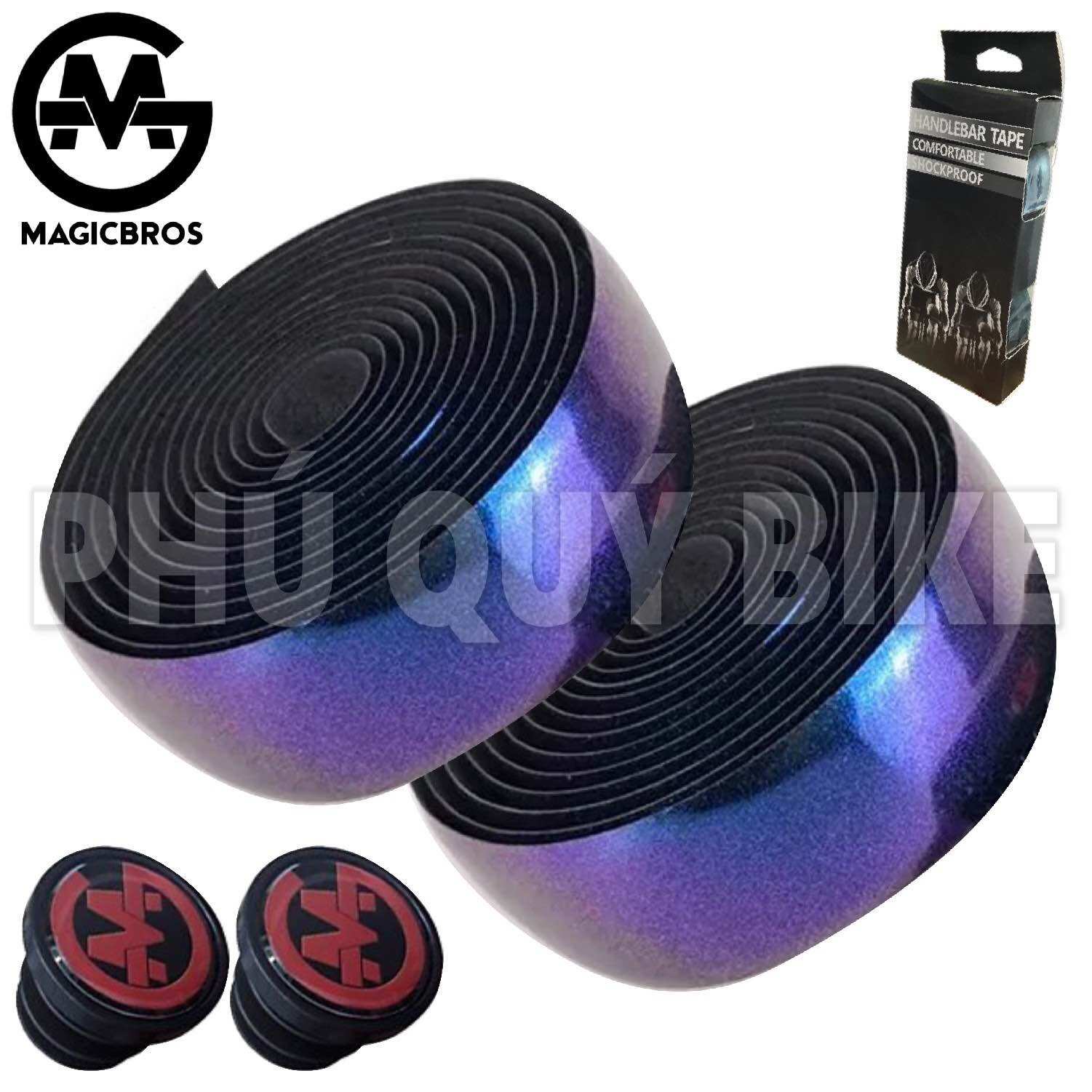Dây quấn ghi đông xe đạp magicbros óng ánh màu