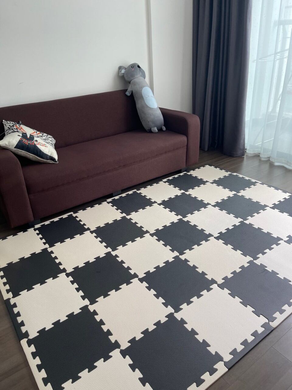 Set 10 thảm xốp ghép ko mùi cho bé 30x30 VNXK