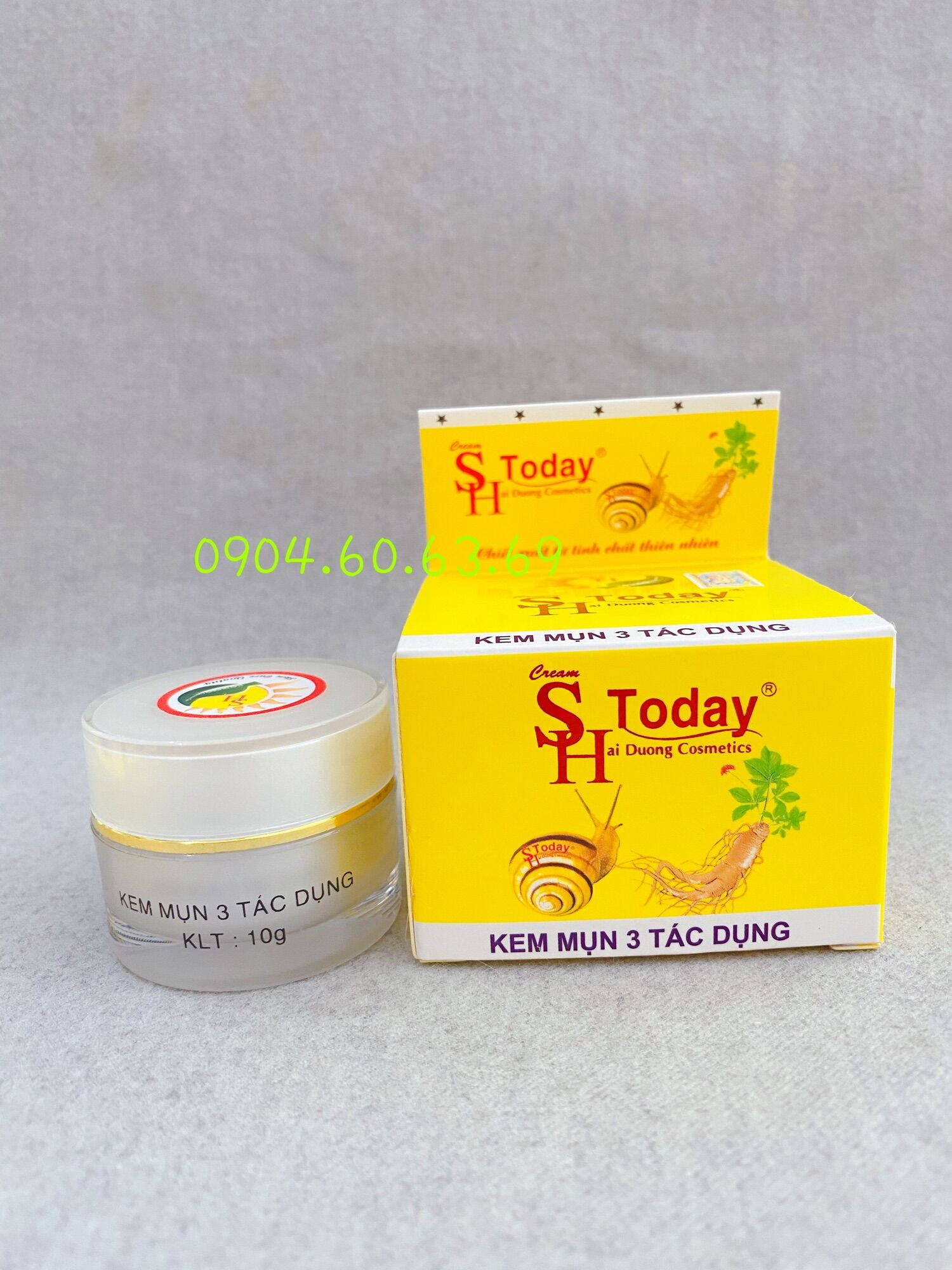 Kem SH TODAY 10g Mụn 3 Tác Dụng SHTODAY