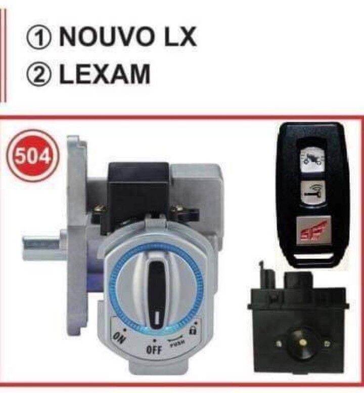 Smartkey bản 2 nút xe nouvo lx.lexam.nhận diện chủ xe tìm xe trong bãi xi nhan sáng.