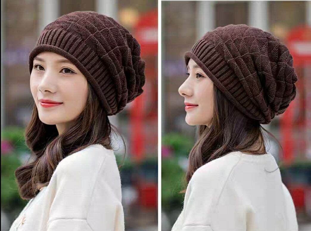 Mũ len nón len nam nữ thời trang Hàn Quốc mới