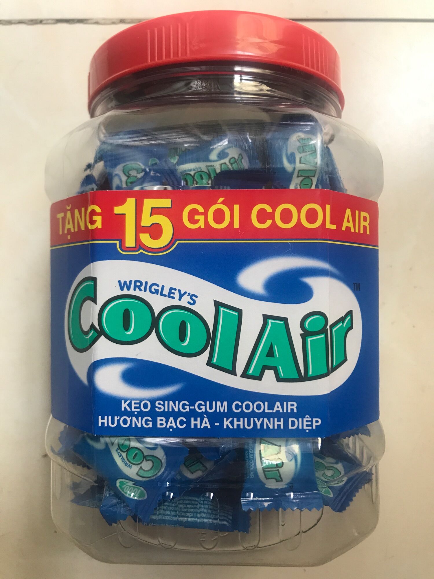 Kẹo singgum cool air hủ 478,5 g