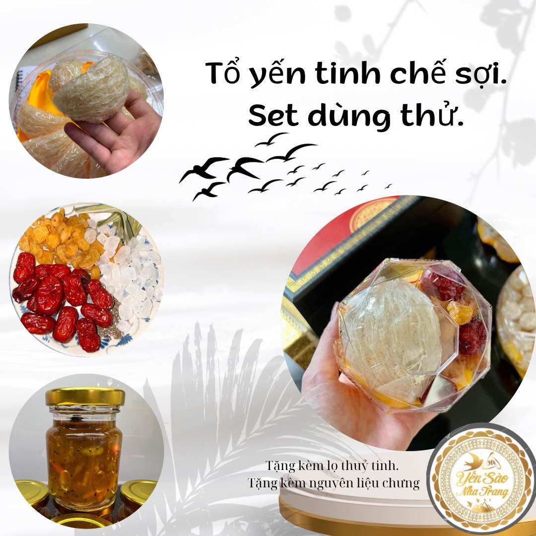 10g tổ yến nguyên chất-giá dùng thử-bird’s nest