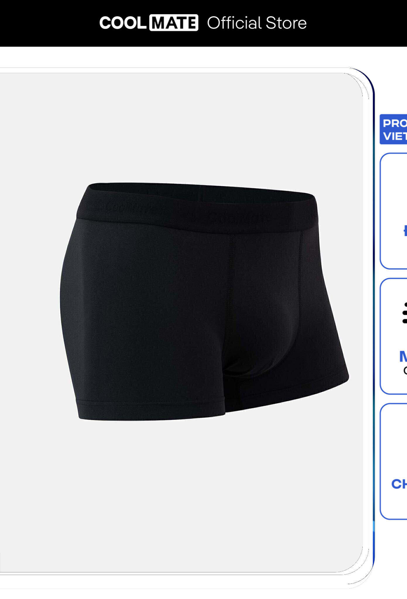 [CHỈ 24-30.4 TẶNG QUÀ ĐƠN TỪ 299K]COOLMATE - Quần lót nam boxer Trunk Excool siêu mát
