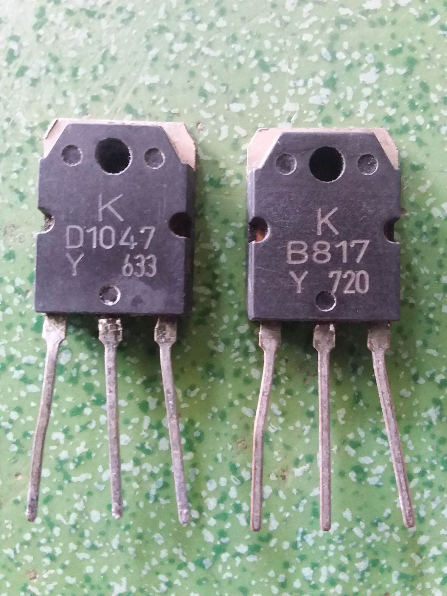1-ĐÔI TRANSITOR XỊN B817+D1047. Tháo