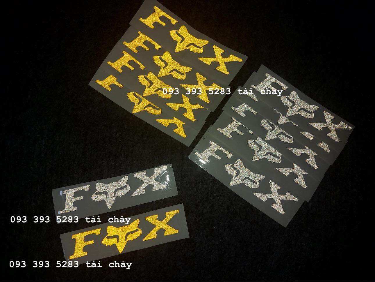 [ 1 MIẾNG ] TEM DECAL FOX DÀI 6 CM DÁN TRANG TRÍ XE VÀ NHIỀU VI TRÍ KHÁC