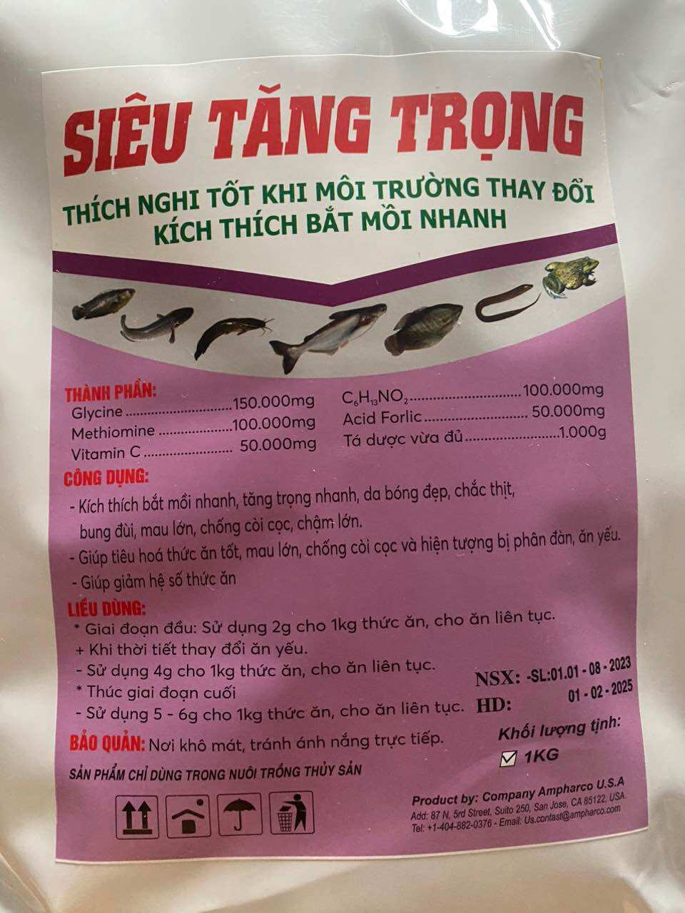 Siêu tăng trọng cho lươn cá ếch