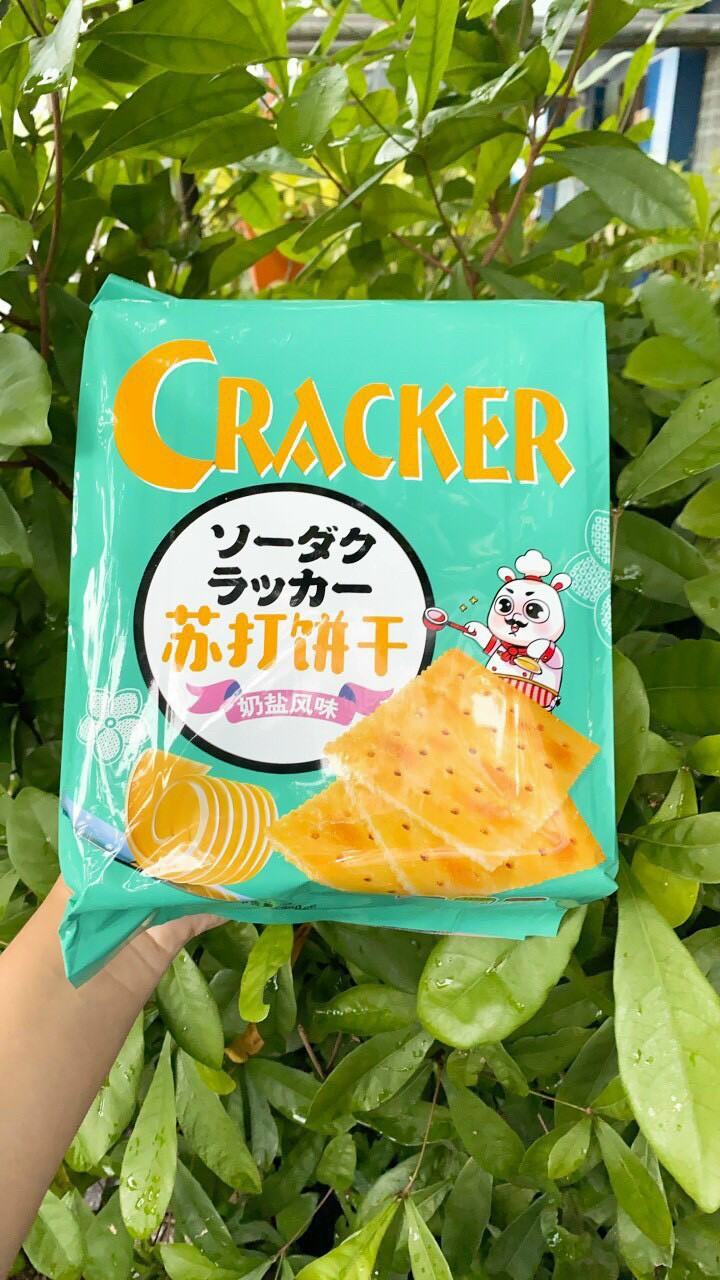 Bánh ăn kiêng Nhật Cracker Vị phô mai, rau củ, trứng muối 400g
