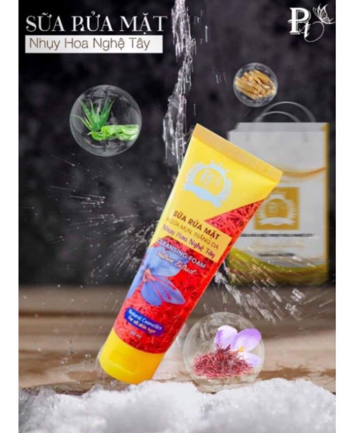 Sửa rửa mặt nhuỵ hoa nghệ tây 60ml