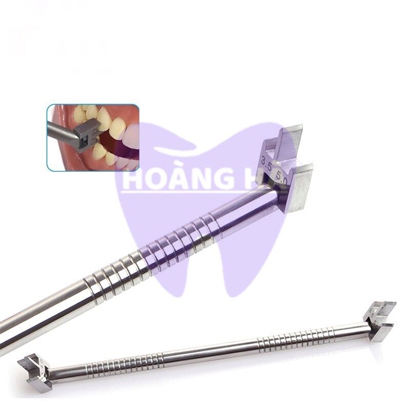 Thước đo mắc cài gập thước đo mắc cài chỉnh nha hỗ trợ niềng răng hiệu quả