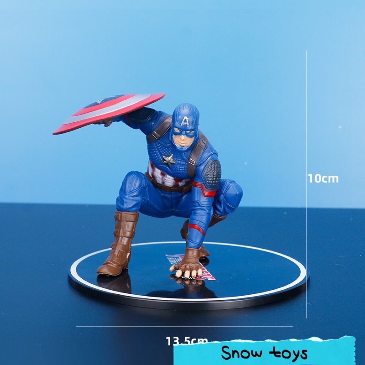 Mô hình Avengers Marvel - Mô hình Spider man Hulk Captain America Iron man venom - Kích thước 13cm
