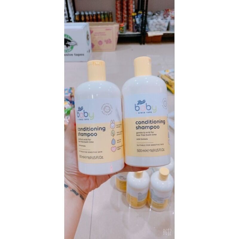 Dầu gội xả tắm bé boots baby thái lan 500ML