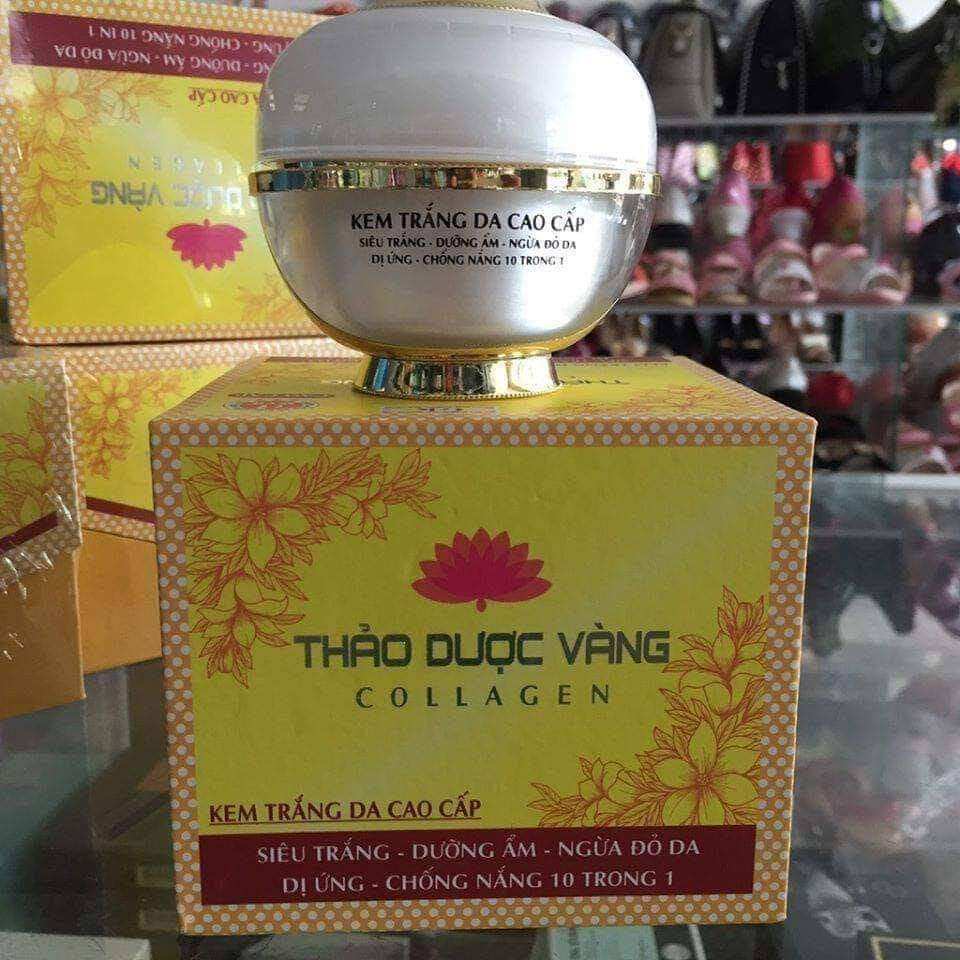kem thảo dược vàng trắng da 10in1 30g
