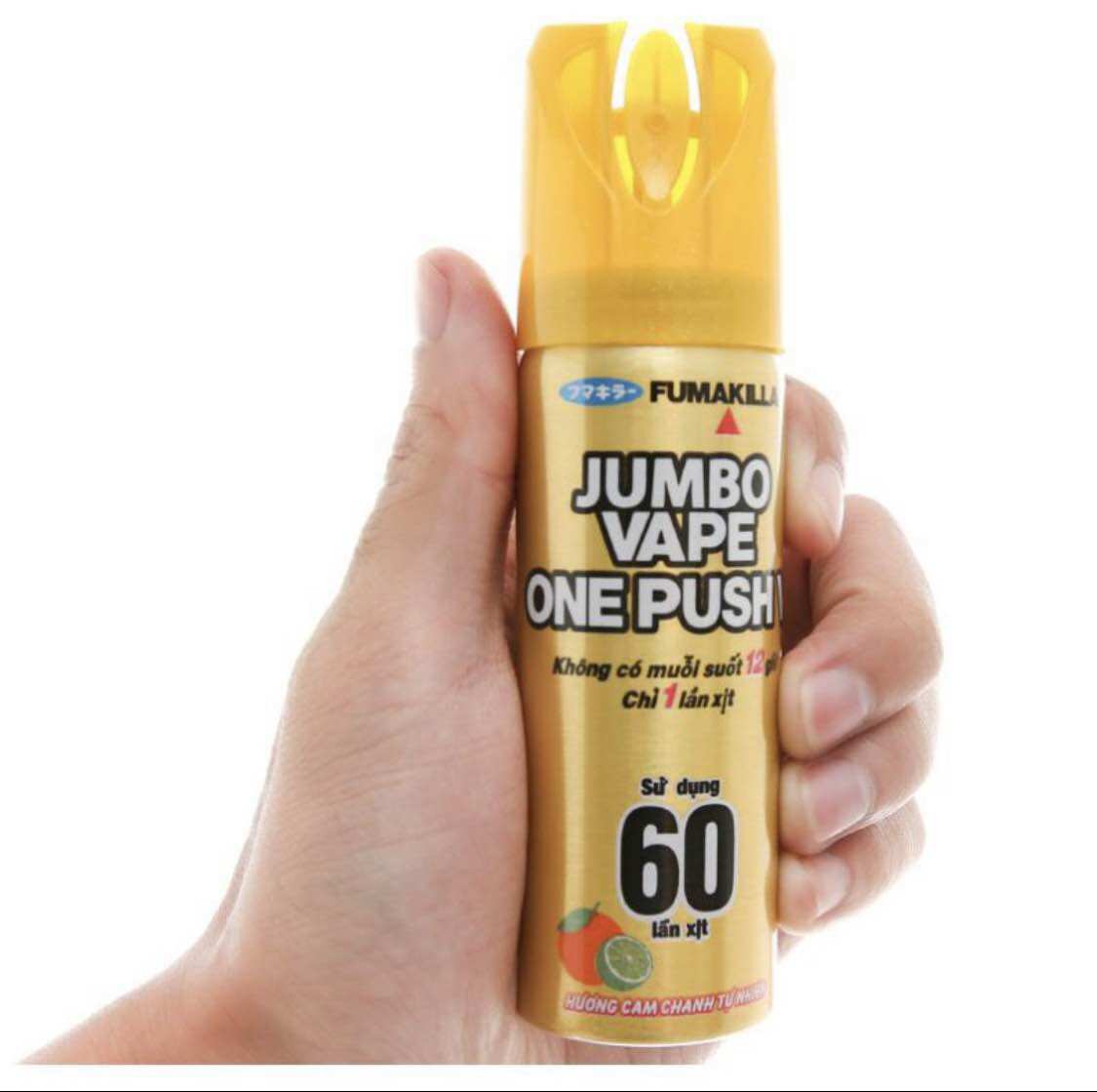 Bình Xịt Muỗi JUMBO VAPE ONE PUSH (60 Lần Xịt)