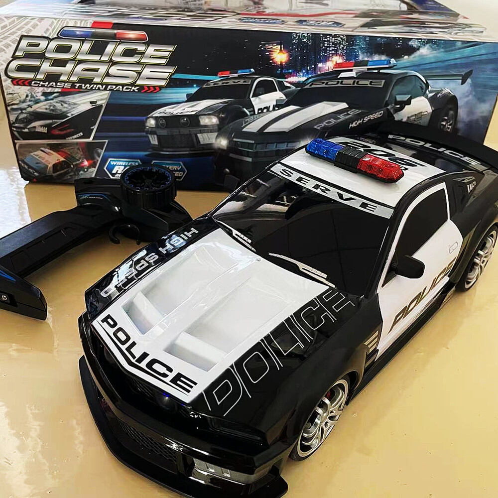 Xe Cảnh Sát Điều Khiển Từ Xa Tỷ Lệ 1/12 Có Đèn, Xe Drift RC Tốc Độ Cao Dành Cho Bé Trai, Đồ Chơi Điện Tử, Quà Tặng, Bao Gồm Pin Và Bộ Sạc