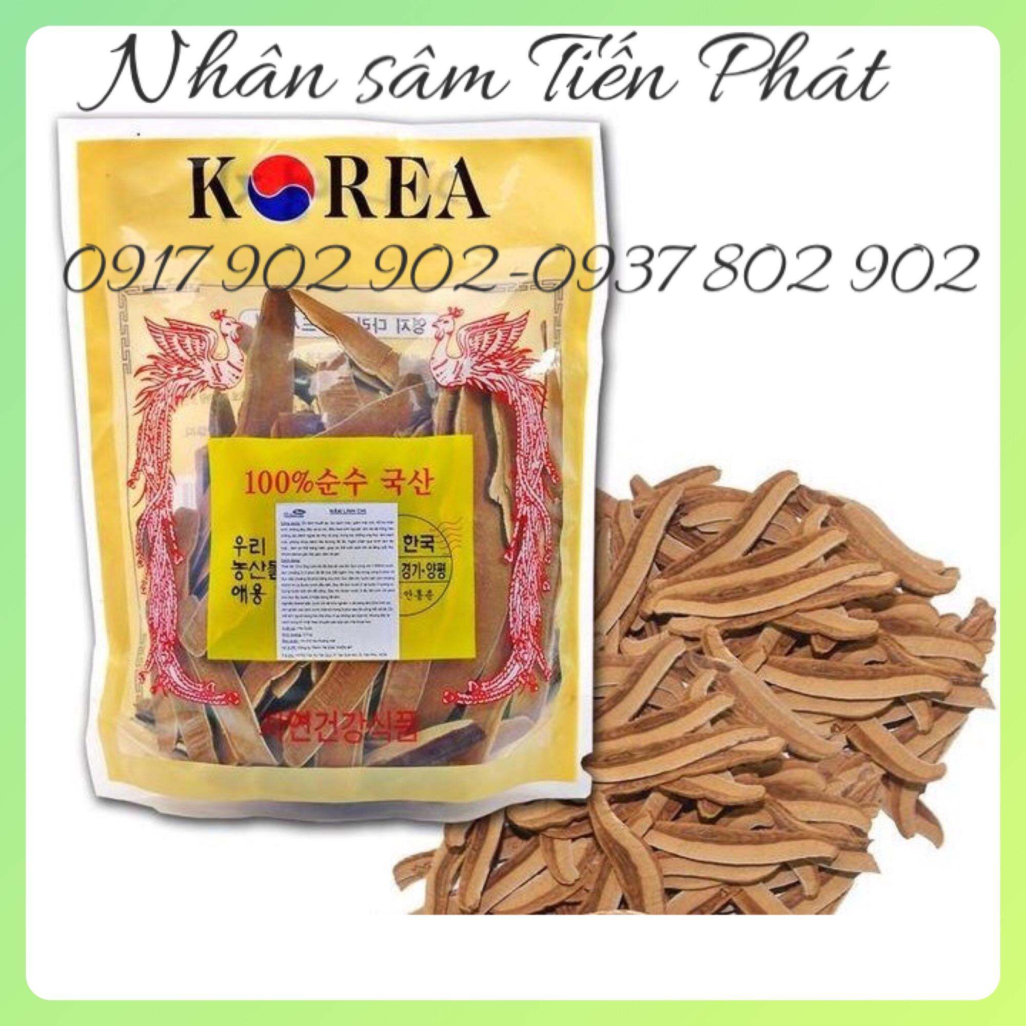 Nấm Linh Chi Hàn Quốc  túi 1Kg -Linh Đỏ Tự Nhiên Thái Lát