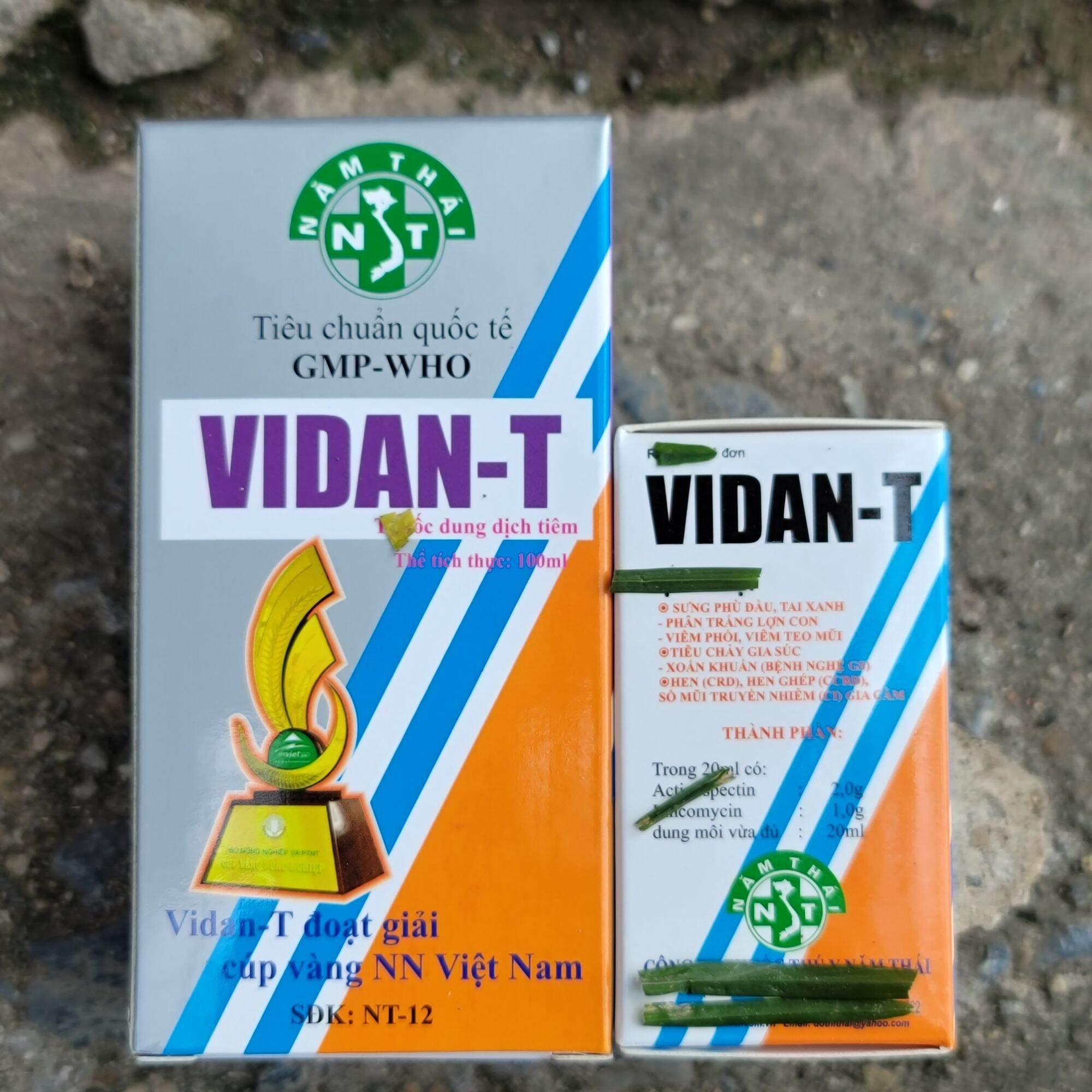 Chai Vidan T chuyên hen khẹc, hen ghép, phổi, tai xanh, sưng phù đầu dùng cho thú cưng