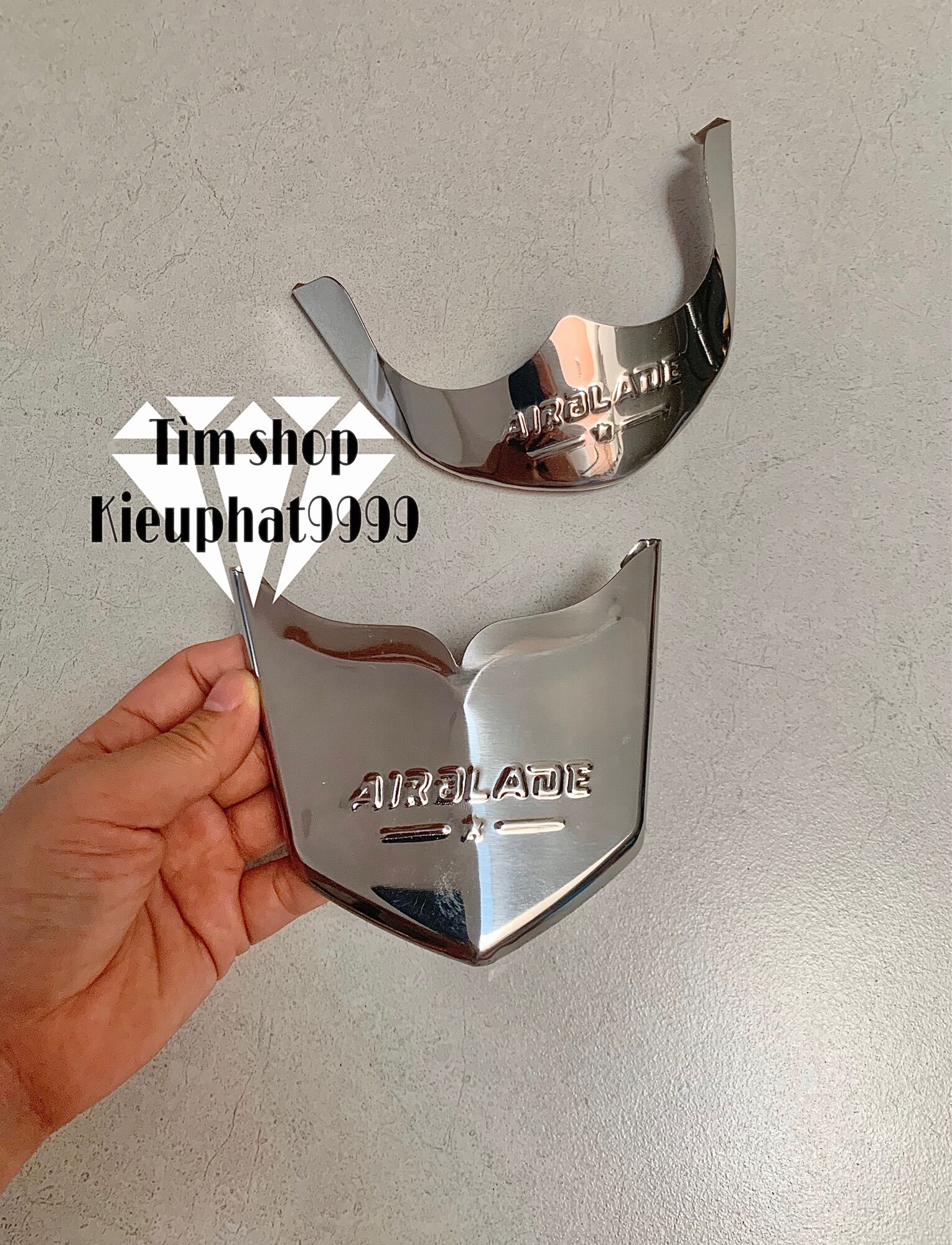 Mỏ dè airblade 2016 đến 2019 inox trước sau