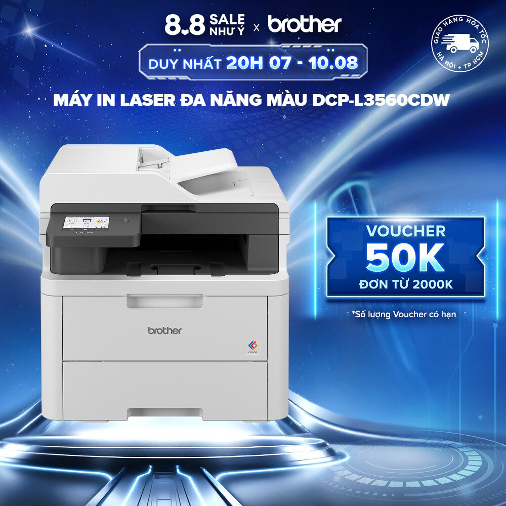Dcp-L3560Cdw Color Multifunction Laser Printer