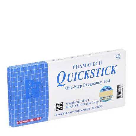 CHÍNH HÃNG Que thử thai Quickstick One-step Pregnancy Test  1Hộp 1que