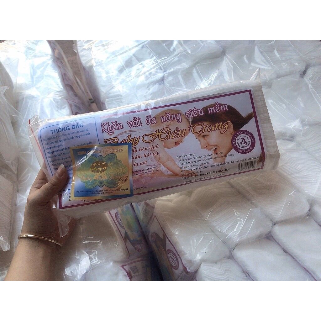 Khăn khô đa năng baby hiền trang, khăn khô đa năng soc baby 88