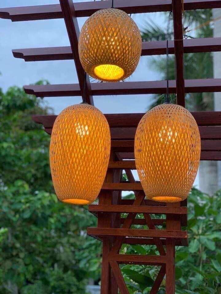 đèn mây tre ,đèn nhót đẹp size 24x40