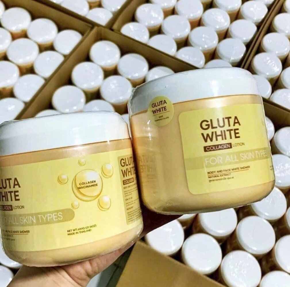 Kem Ủ Trắng Gluta White 600gr Thái Lan ( hỗ trợ làm trắng da toàn thân )
