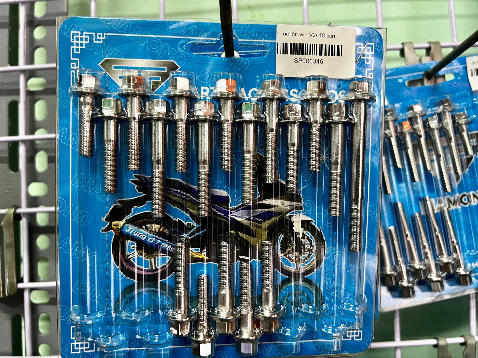 Bộ ốc lốc máy salaya thái đầu v2 , honda/yamaha/suzuki