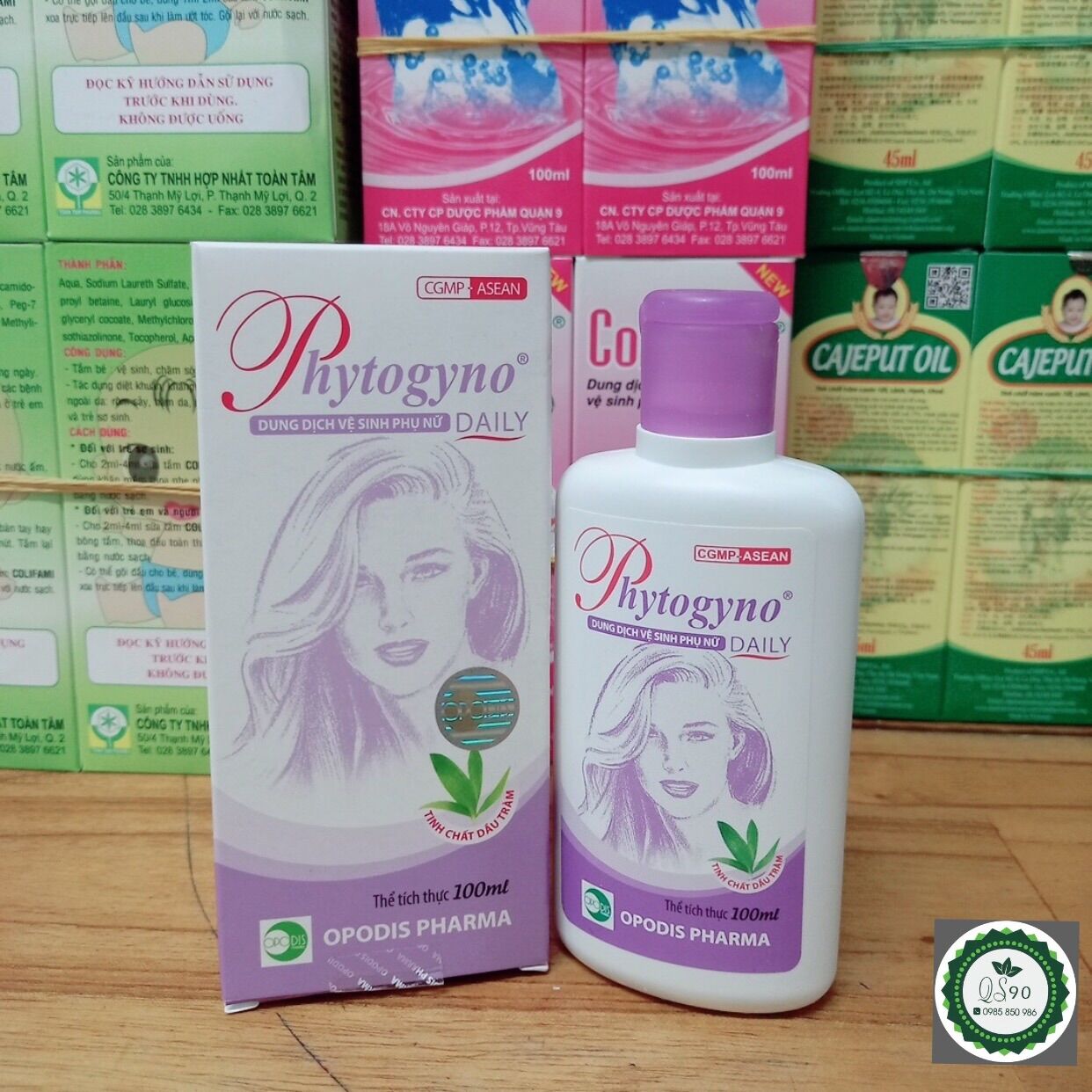 Dung dịch vs phụ nữ phytogyno màu tím 100ml
