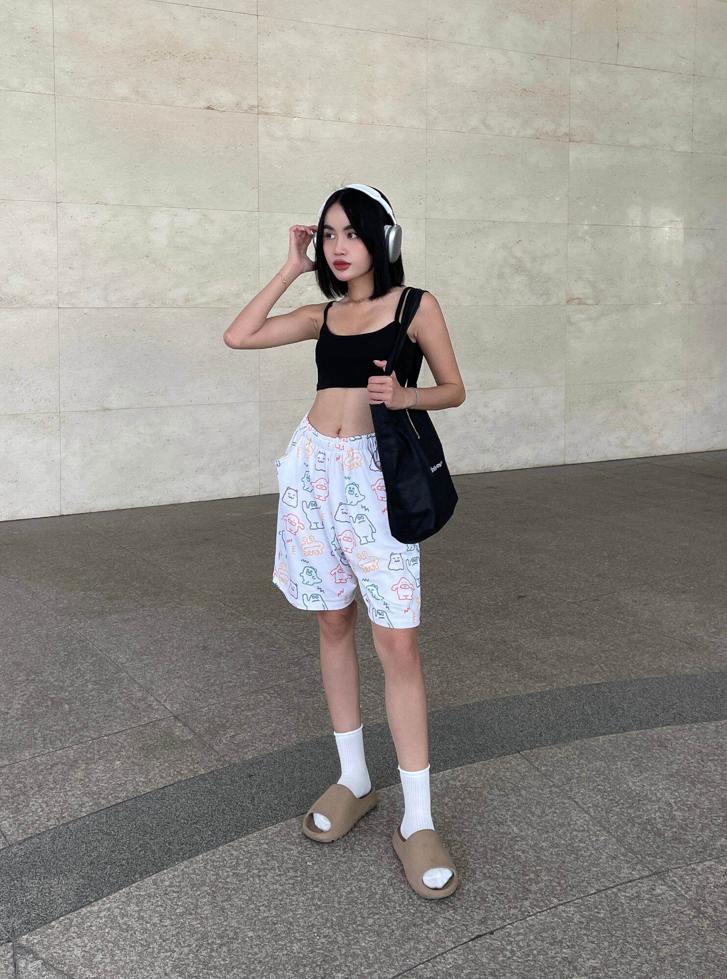 [STICKER SHORTS] - [KHÁCH VUI LÒNG IB MÉOW ĐỂ CHỌN MẪU] - quần short hoạ tiết - Made by Méow