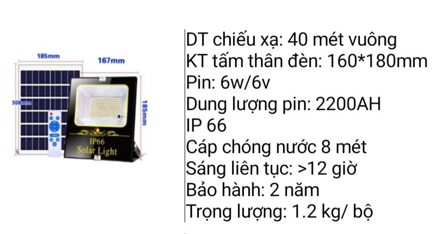 Đèn Năng Lượng Mặt Trời M220