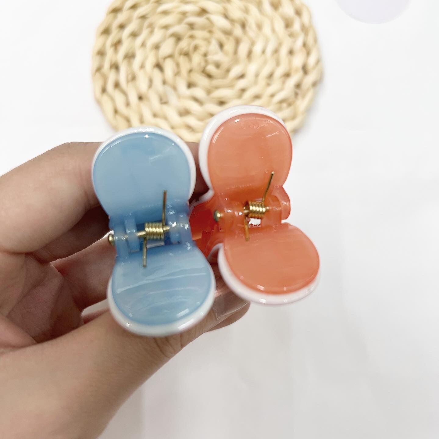 Kẹp tóc càng cua 3 răng hình trái đào Honey