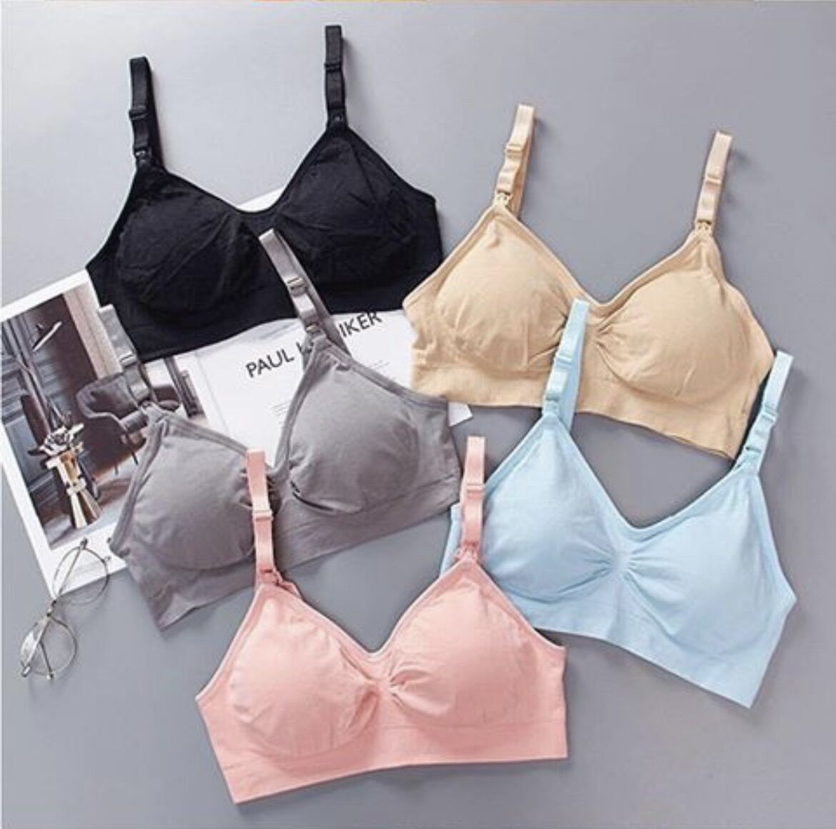 Áo lót ngực bầu cho con bú chống chảy xệ