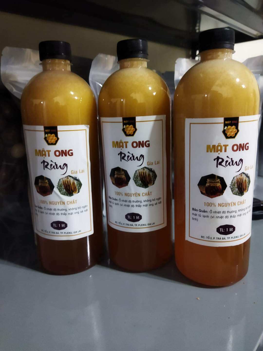 [0,5 - 1 lít] Mật ong KHOÁI rừng nguyên chất
