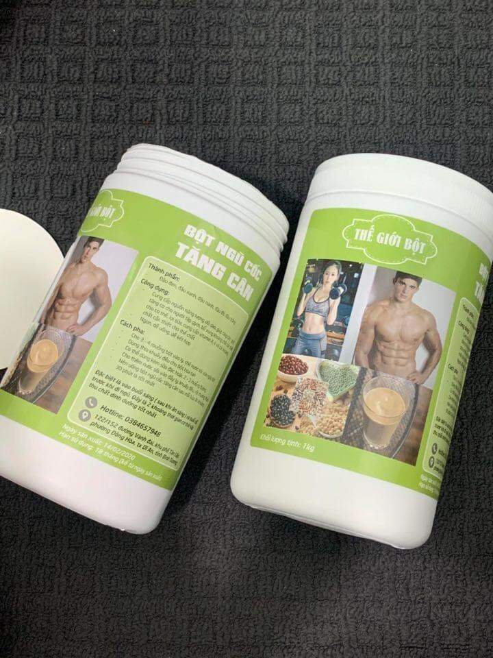 COMBO 2 HỘP-Ngũ cốc tăng cân,tăng cơ,GYM 1000g/1 hộp