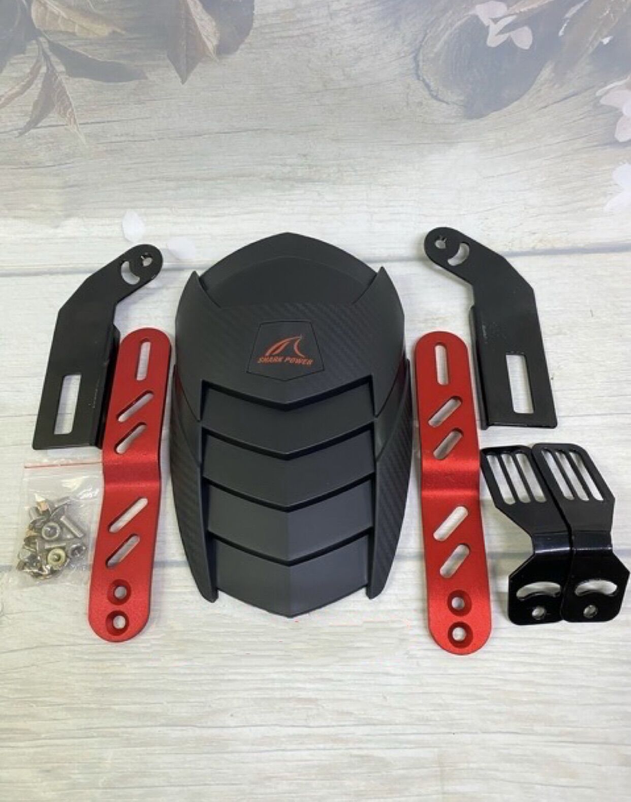 Dè chắn bùn 1 chân,2 chân Shark Power