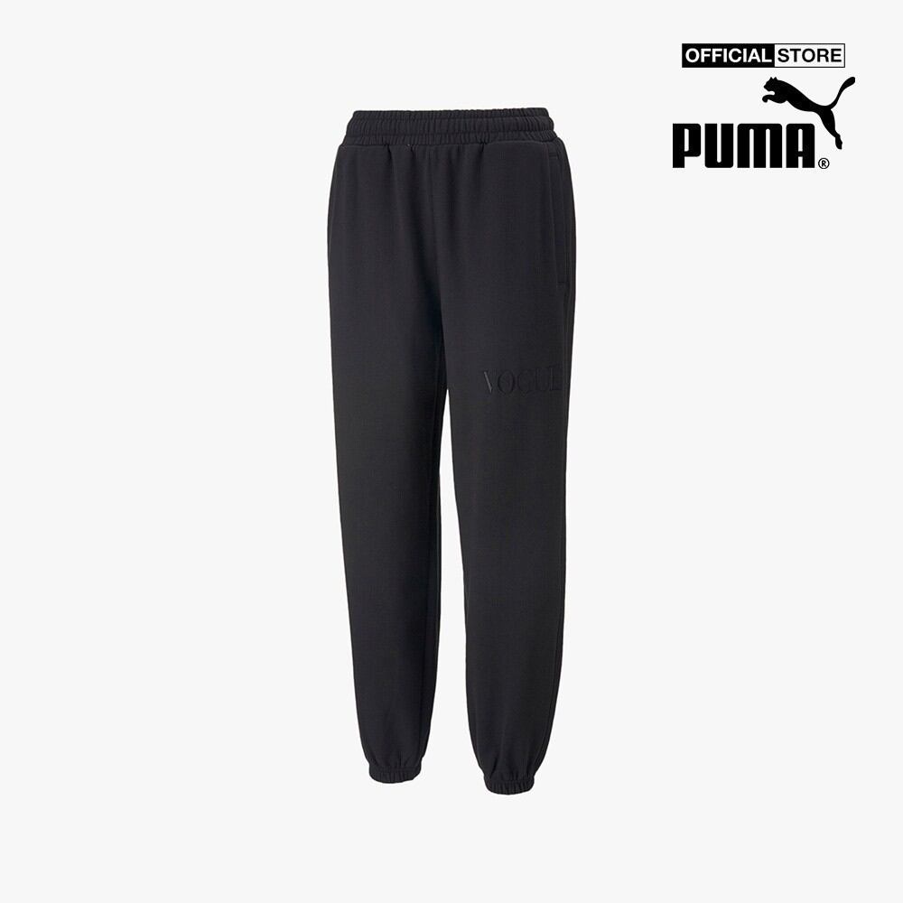 Puma - quần jogger nữ lưng thun phom suông thời trang puma x vogue 534694-01