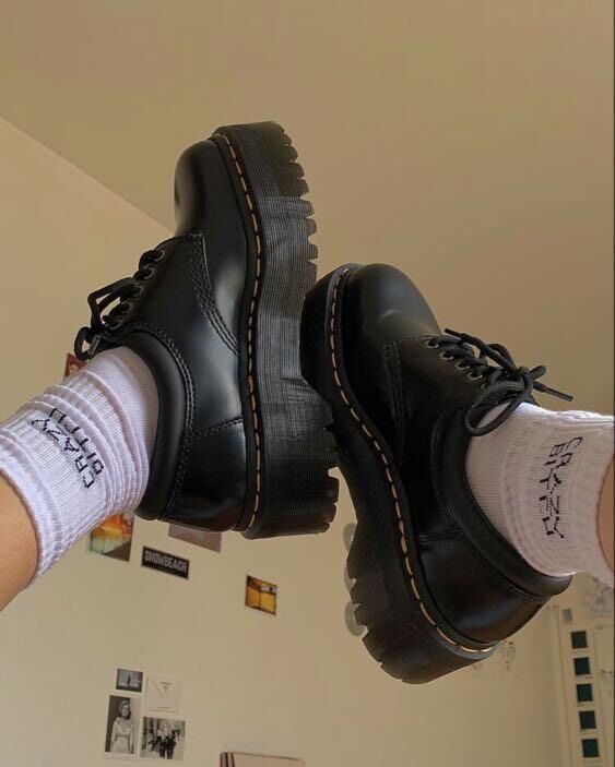 GIÀY cổ thấp DR.MARTENS 8053 LEATHER PLATFORM CHÍNH HÃNG
