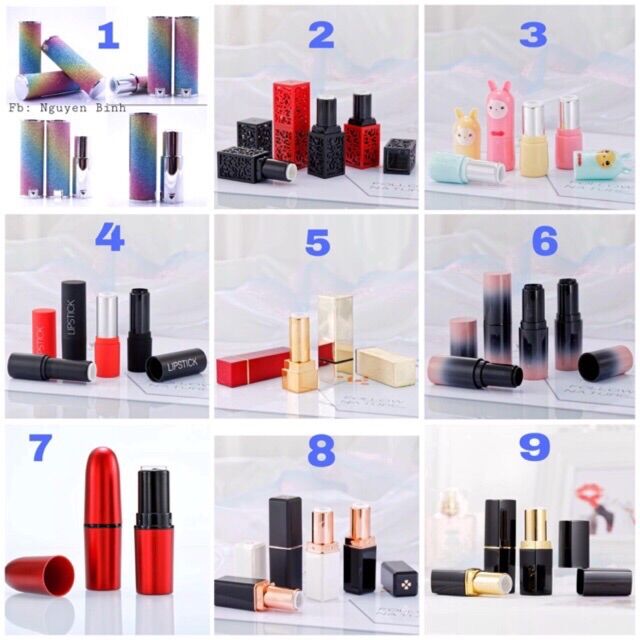 Vỏ Đựng Son Môi Handmade