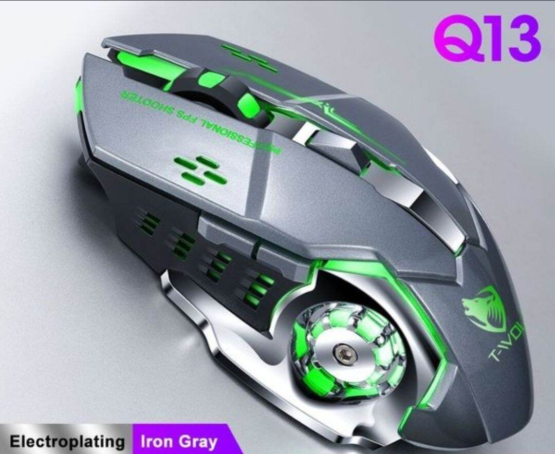 Chuột máy tính không dây t-wolf q13 mouse , hàng chính hãng, bảo hành 6 tháng