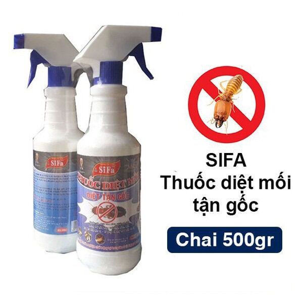 Xịt diệt mối tận gốc hàng chính hãng Sifa chai 500ml