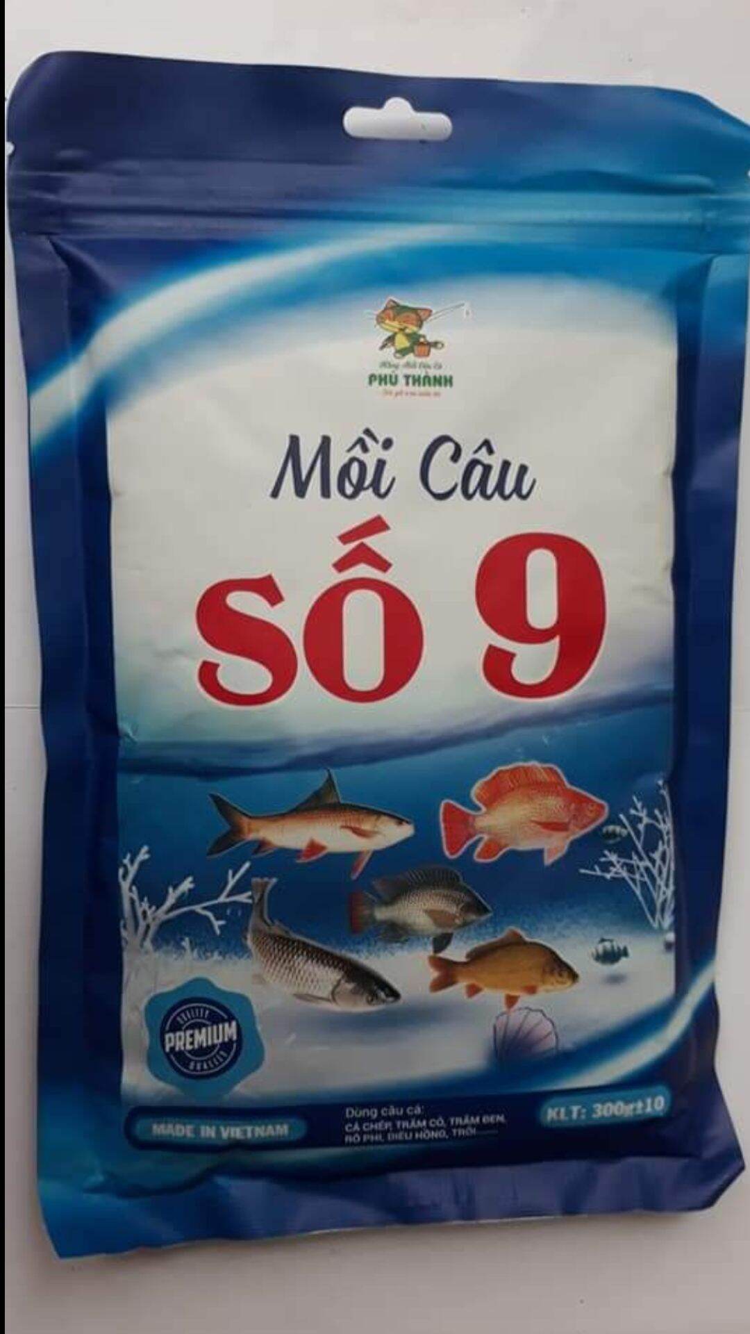 Com bo mồi câu cá số 7,số 8,số 9 (gồm 3 gói) hãng Mồi Câu Cá Phú Thành