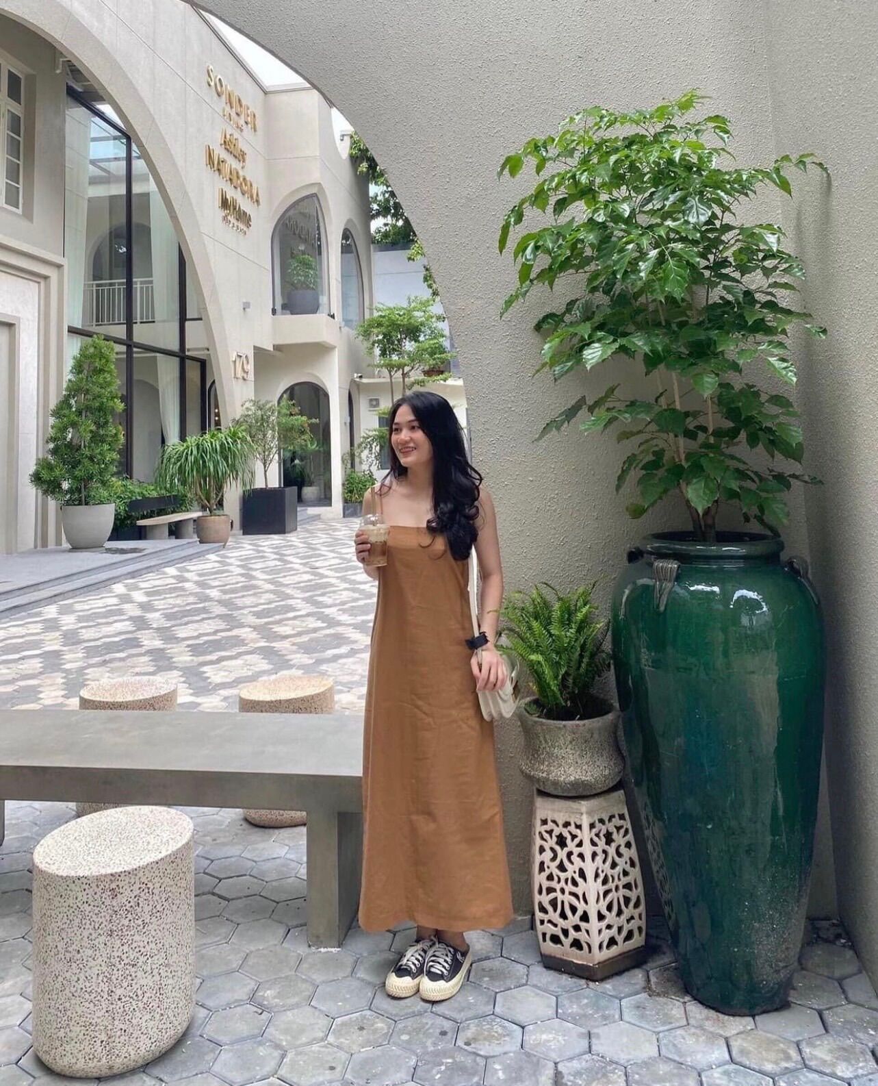 (Real photos, kerosene speed)🌻Thythy dress🍃Dress basic two wire form long