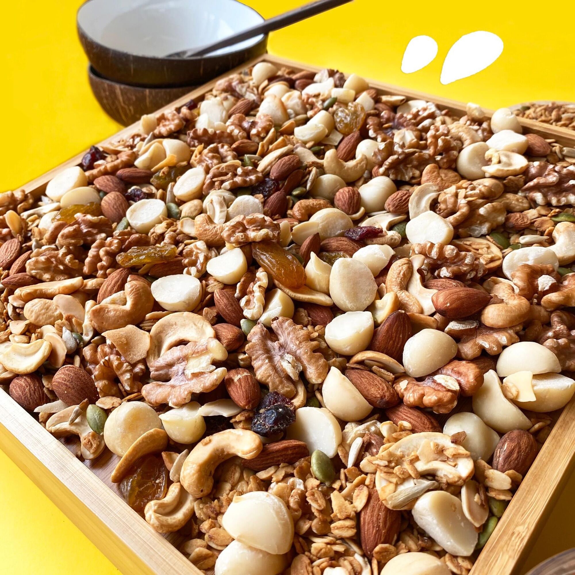 COMBO GRANOLA 500G+ GÁO KÈM MUỖNG XK