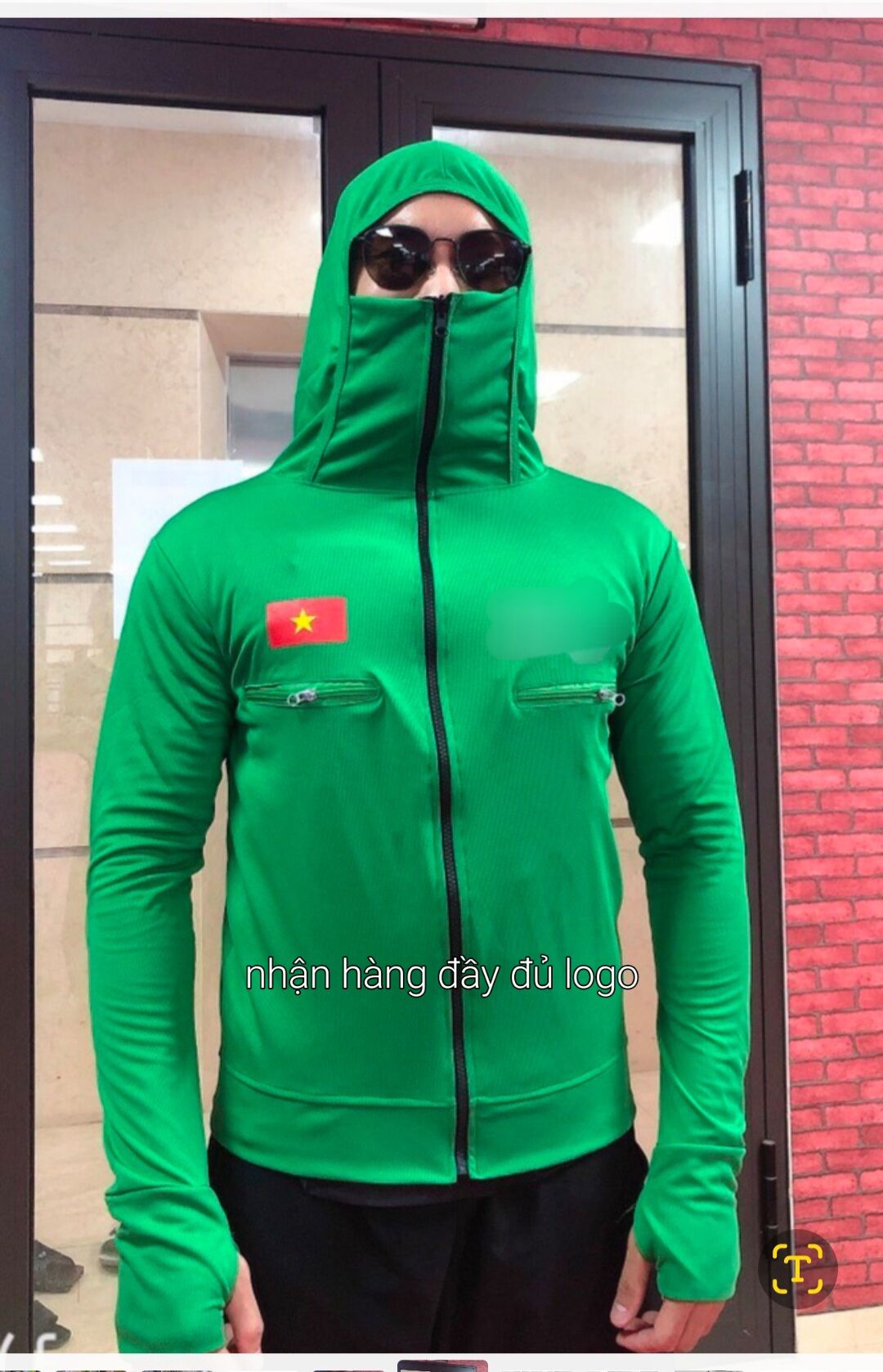 Áo khoác thun chống nắng grabb